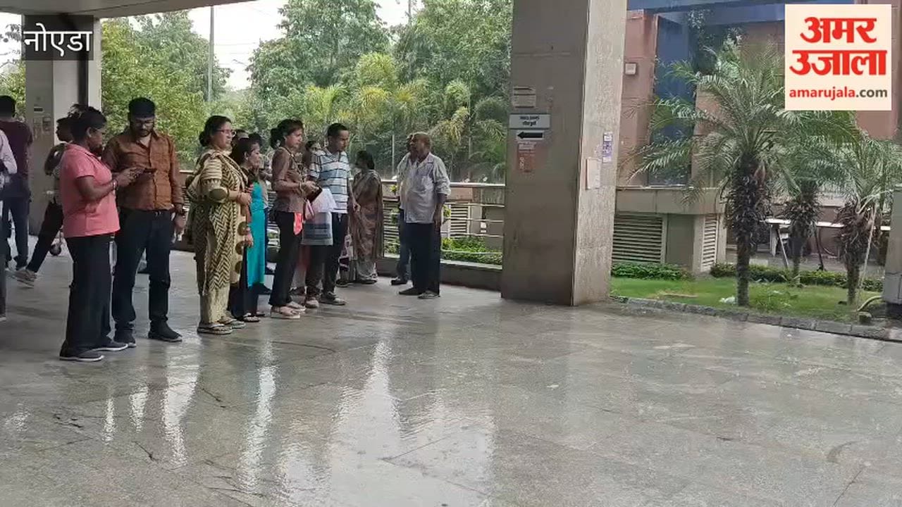 Rain makes the weather pleasant in Noida