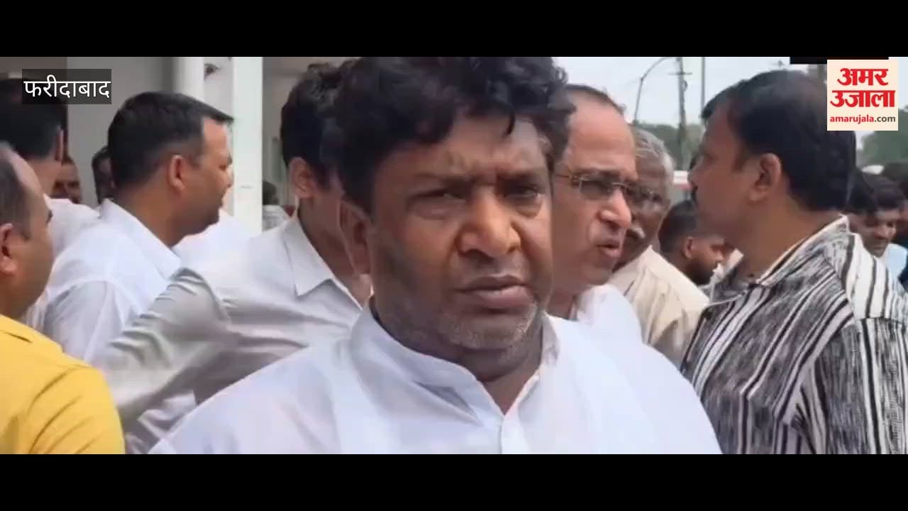 Farmers met Cabinet Minister Vipul Goel to protest against the dumping yard