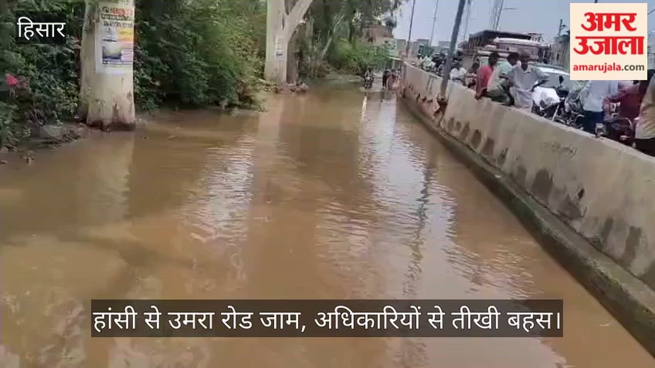 Residents' anger erupts over waterlogging in Hansi's Prem Nagar.