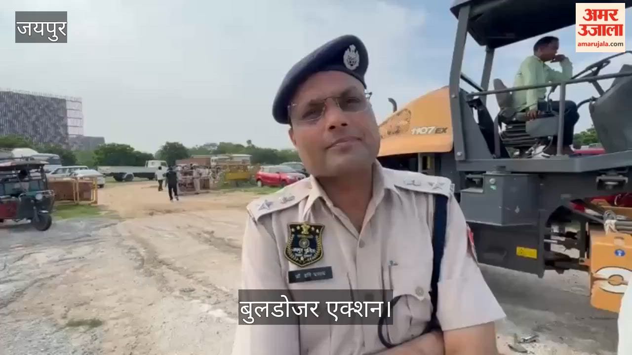 Jaipur Police Crushes 175 Modified Silencers 250 Pressure Horns in Road Safety Drive