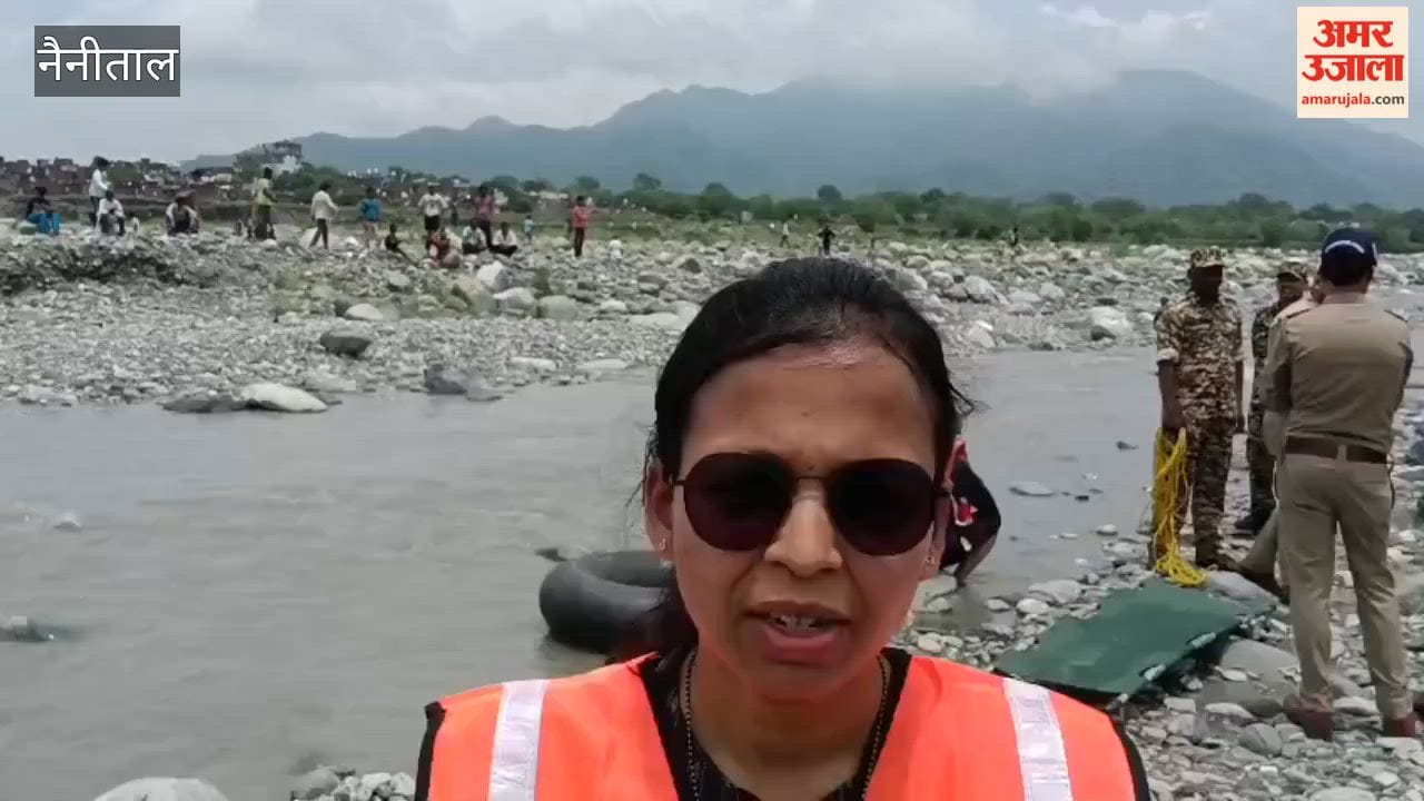 Mock drill in Gaula river Haldwani