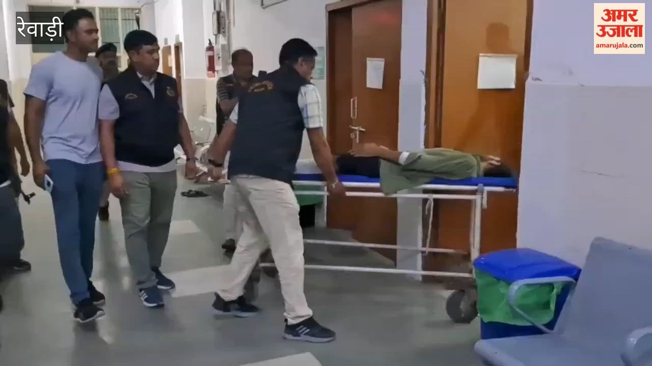 Two shooters shot in the leg in Rewari encounter; bulletproof jacket saves Sub-Inspector's life.