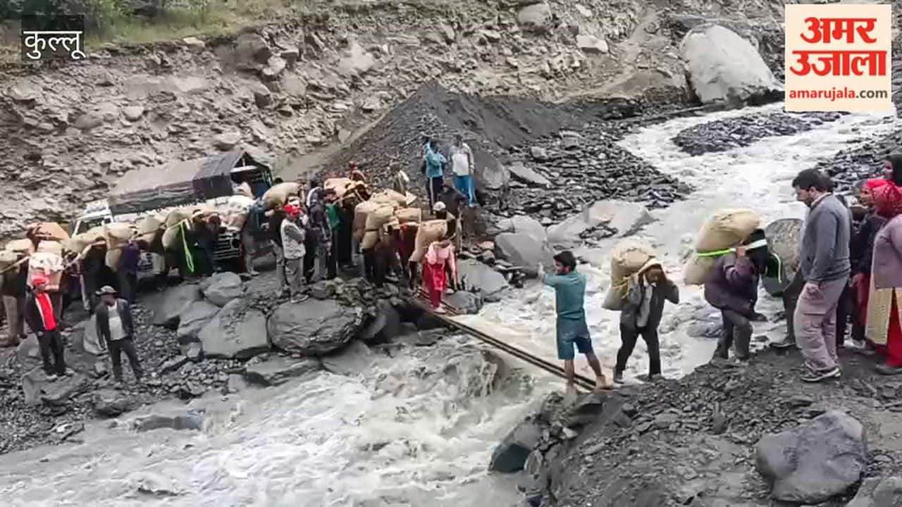 jahlma nala problem lahaul pea transport hit after bridge collapse