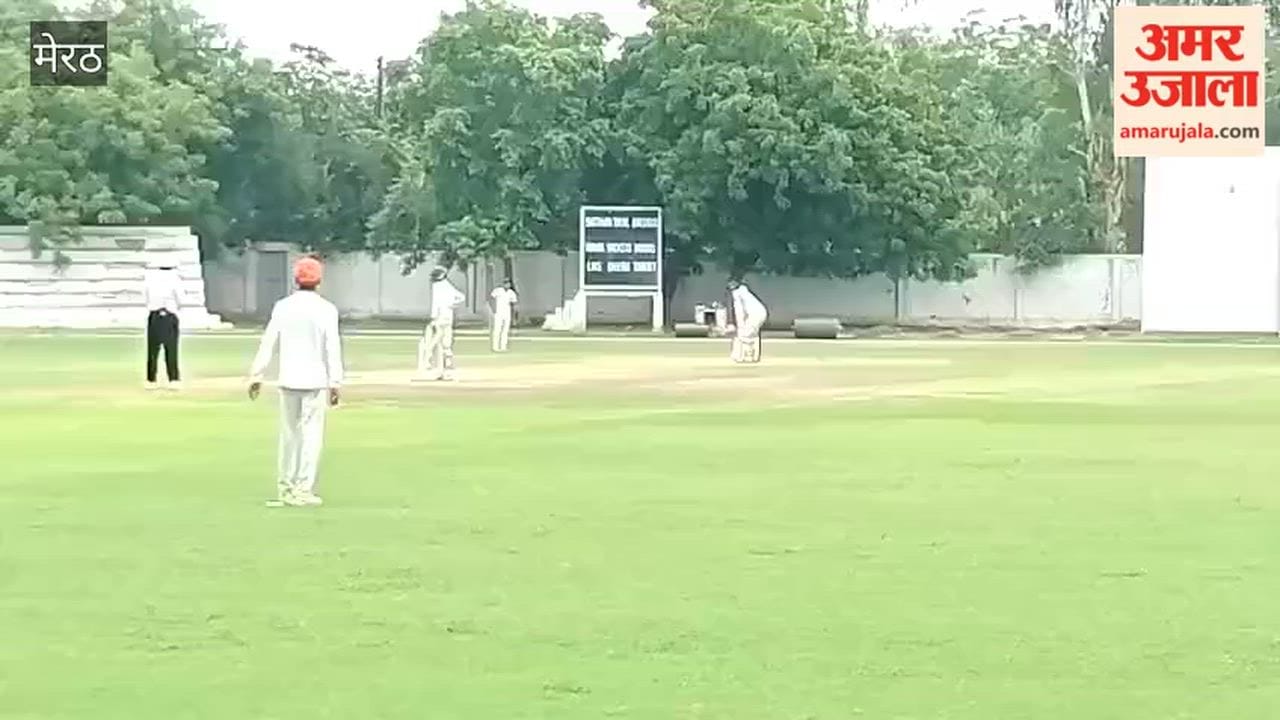 Meerut: Under-16 Zonal Cricket Trials Held at Bhamashah Cricket Ground in Meerut