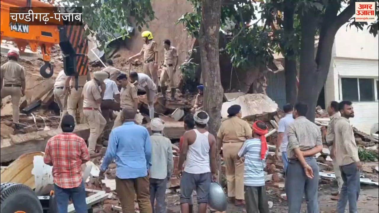 Multi-storey building collapses in Chandigarh, 4 people rescued from debris; 2 feared trapped