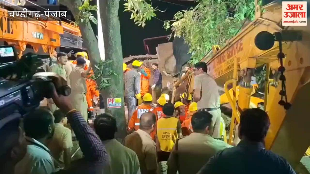 One person dies after a multi-storey building collapses in Chandigarh.
