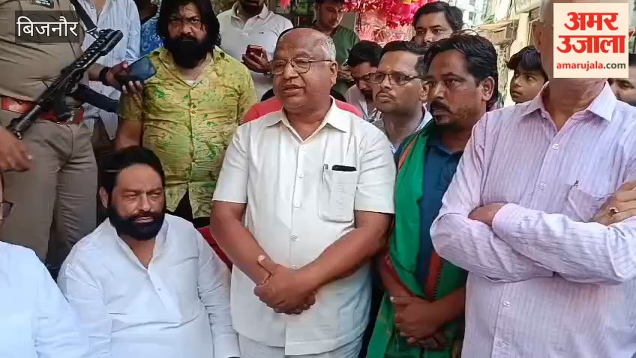 Bijnor: Traders Protest Against Encroachment Notices Issued by Nagar Palika in Najibabad