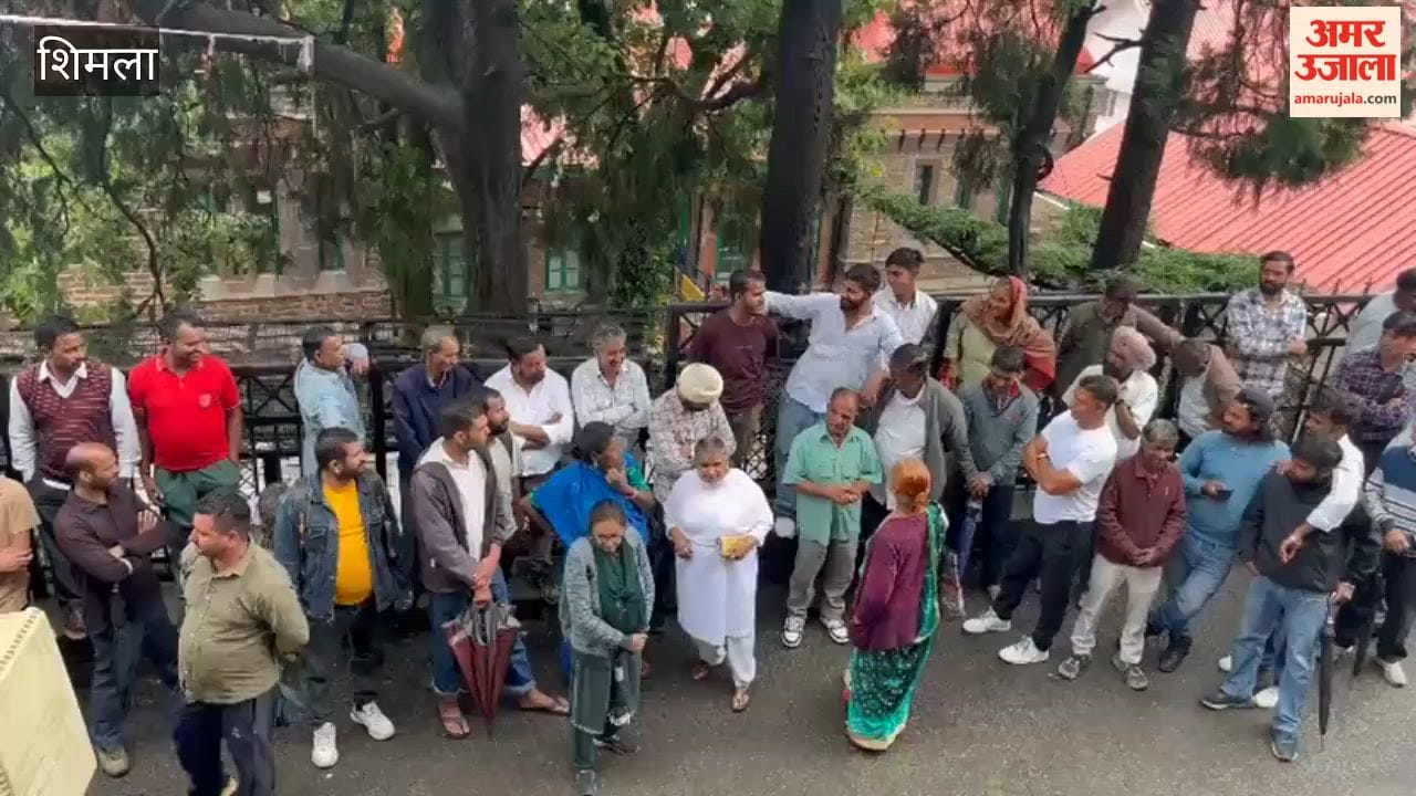 shimla lower bazaar vendors protest cto chowk road block