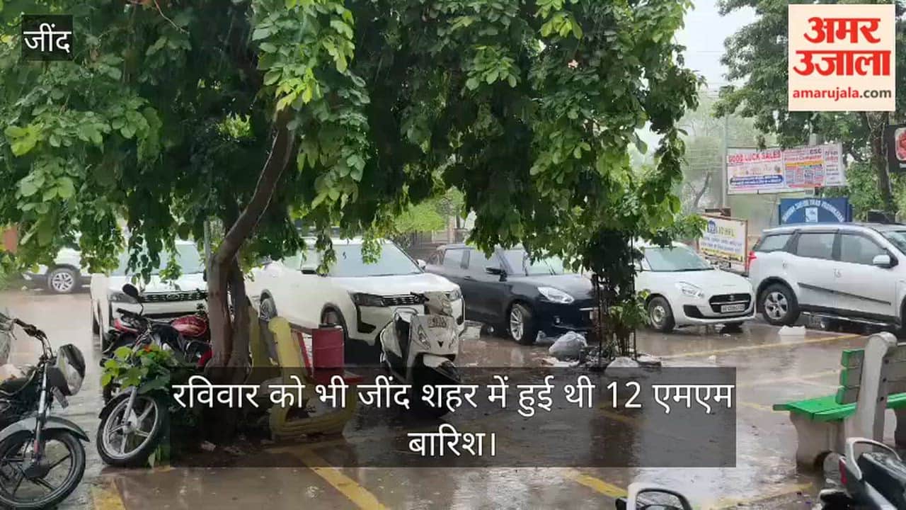 Jind – Humid heat had been causing discomfort since morning. Rain showers in the afternoon brought relief from the heat.