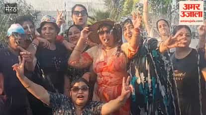 Members of Lions Club Meerut Shivam had a blast at the pool party.