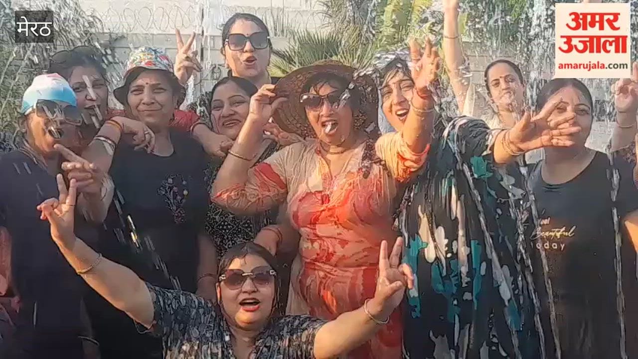Members of Lions Club Meerut Shivam had a blast at the pool party.