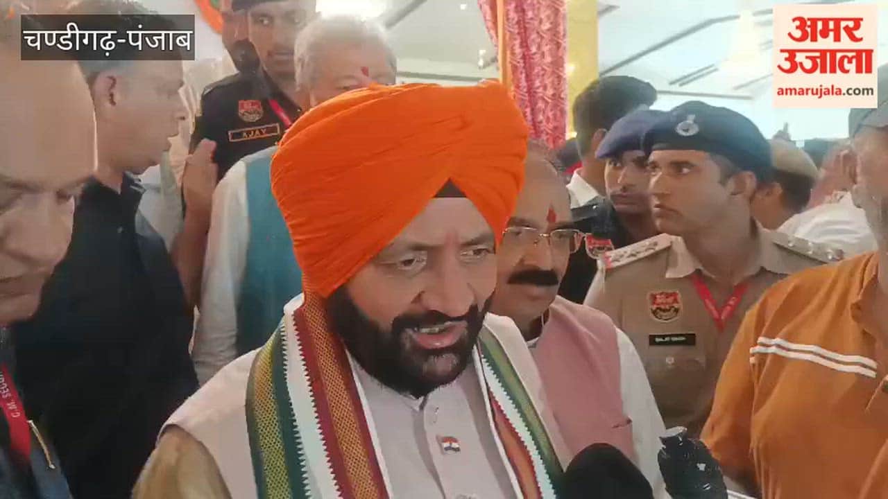CM Saini attacks Punjab govt in Pathankot