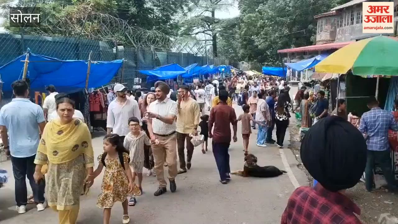 kasauli weekend rush fair tourists traffic jam solan 2026