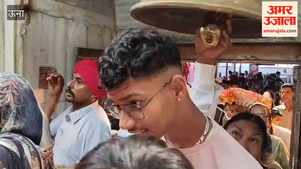 maa chintpurni temple una devotees arrival normal despite rain