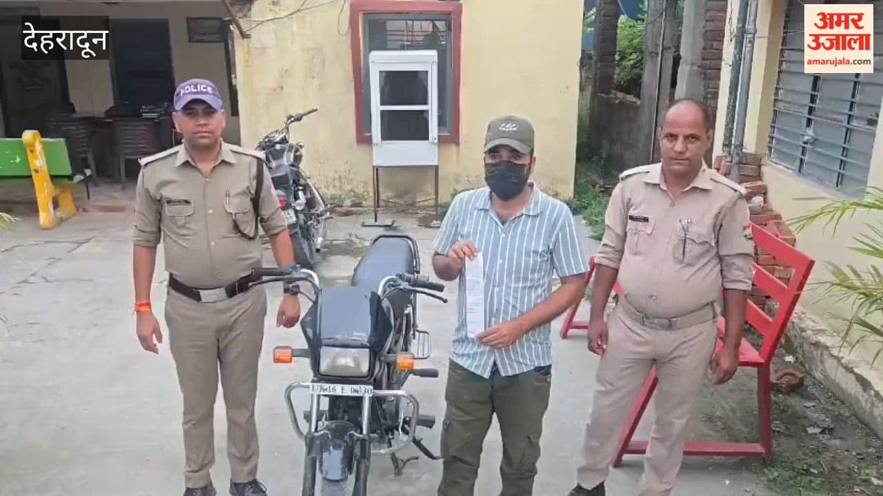 Bike rider traced via viral video; was riding with tape covering the number plate.
