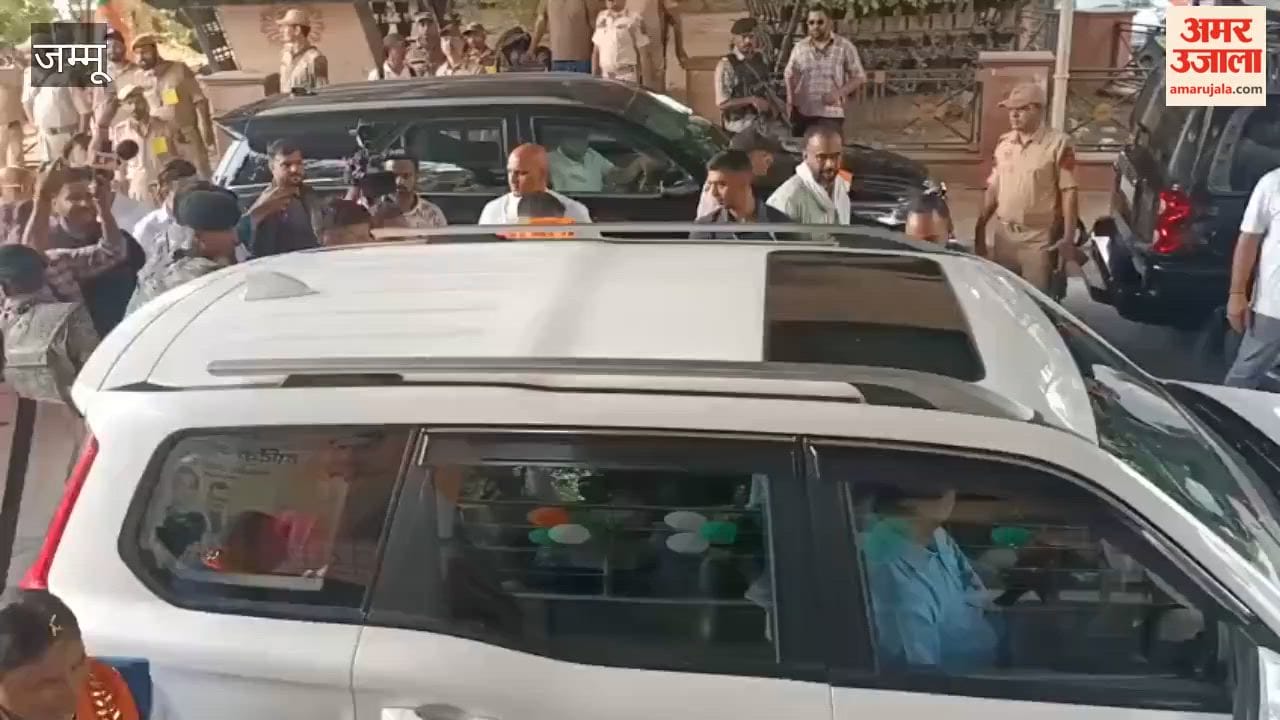 BJP President Nitin Nabin paid tribute to Pandit Prem Nath Dogra in Jammu and offered floral tributes at Dogra Chowk.