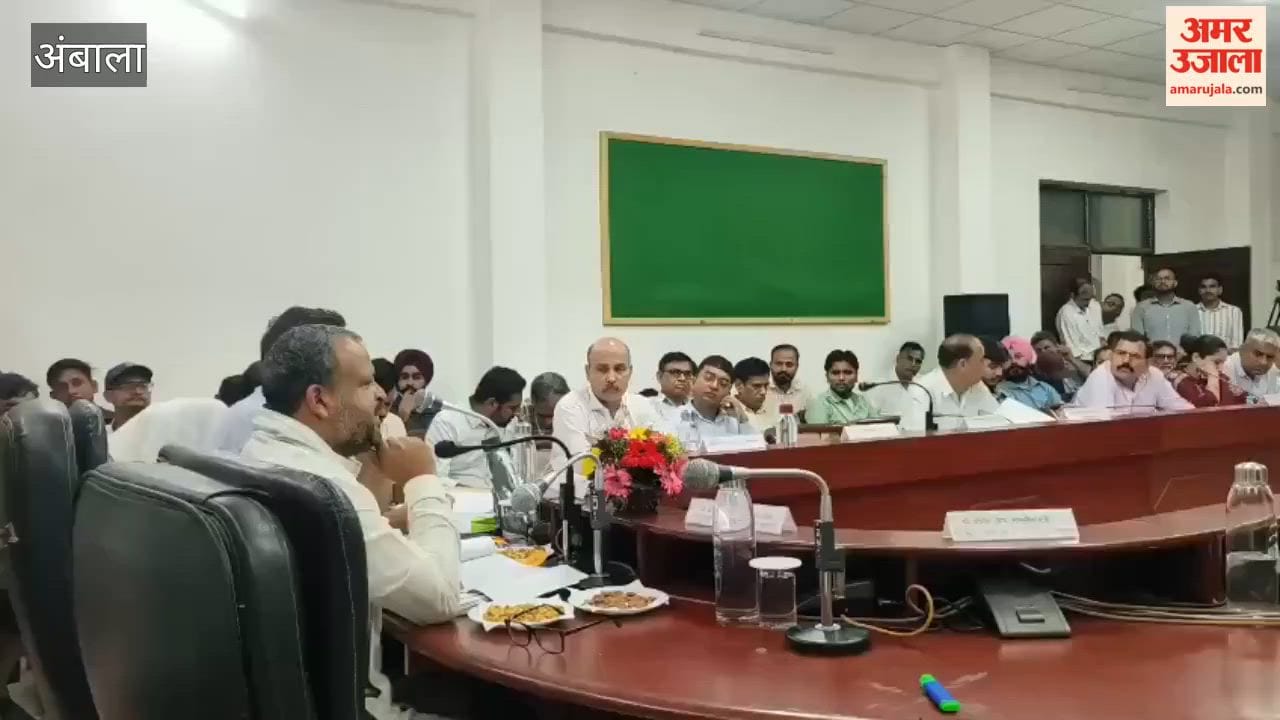 Uproar at Disha meeting in Ambala City: MP Kartikeya Sharma furious over rejection of works proposed under MP fund; walks out of meeting