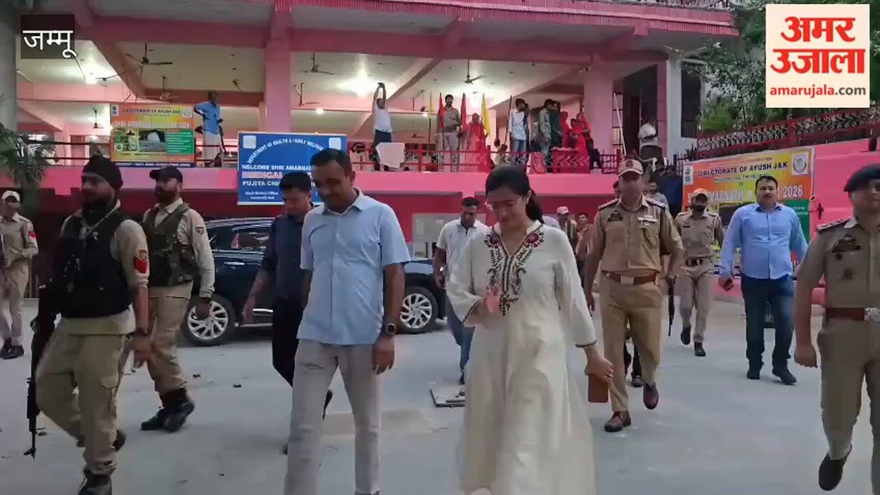 Divisional Commissioner Ramesh Kumar visited the Chichi Mata Temple and inquired about the well-being of Amarnath pilgrims.