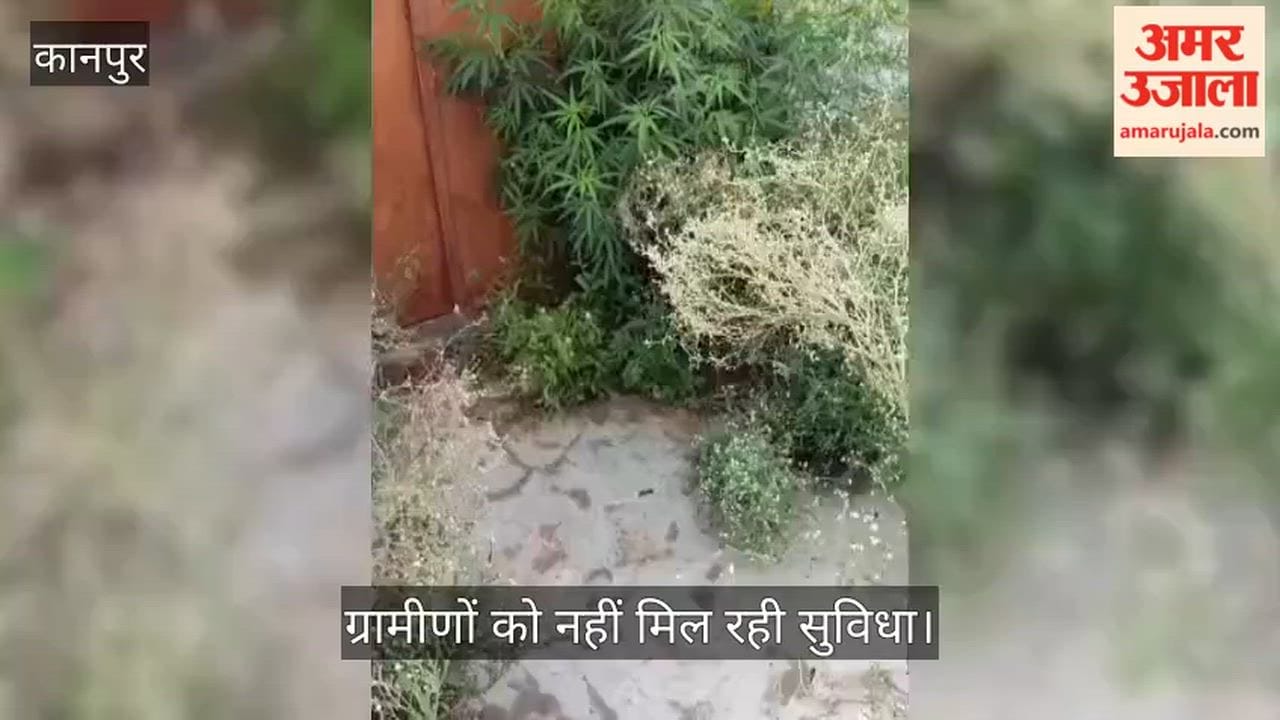 Kanpur Community toilet in Chaubepur Behta village in a dilapidated state