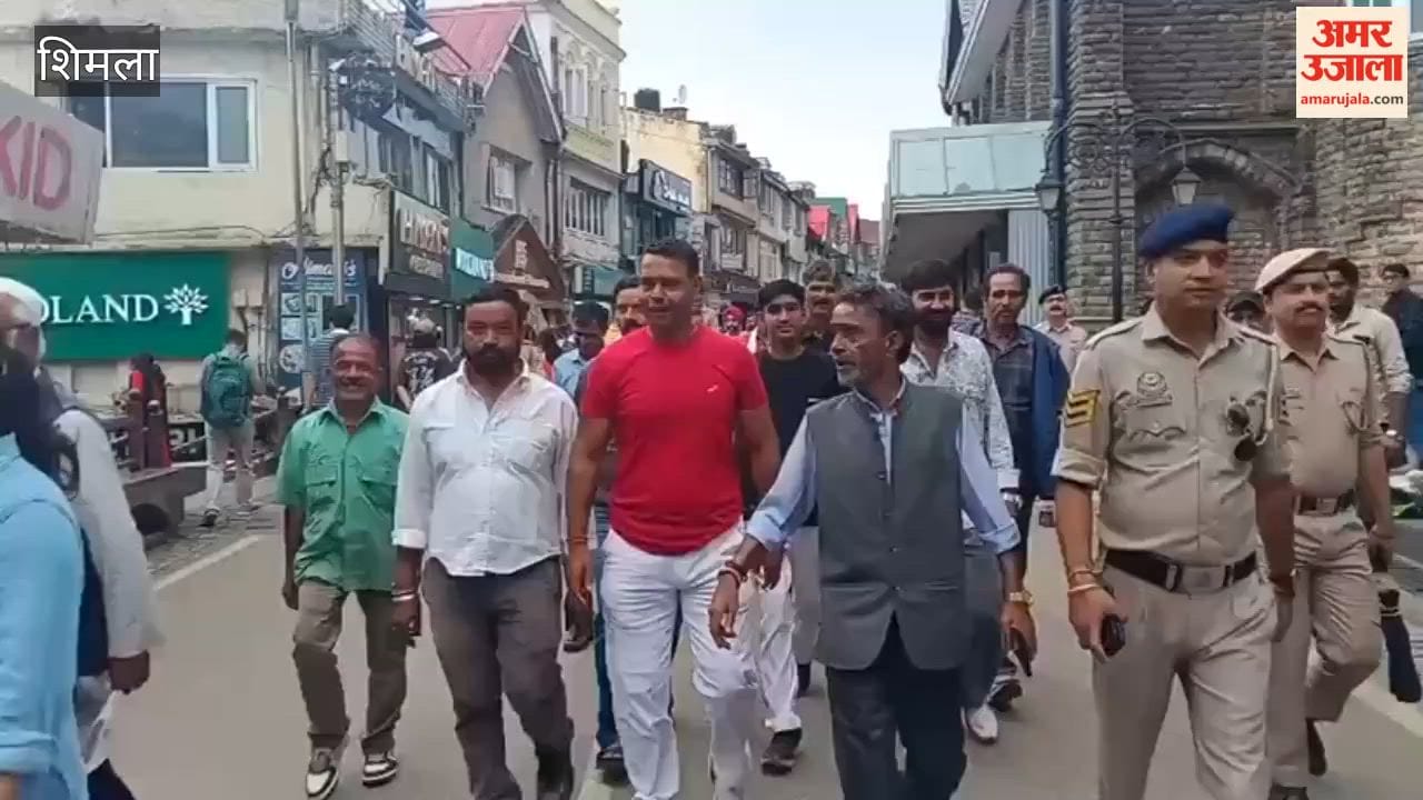 shimla tehbazari protest against municipal corporation action harish janartha