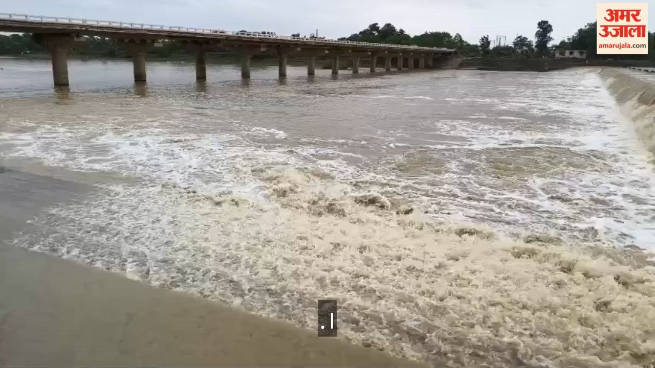 Shivnath river in Rajnandgaon crosses danger mark and administration on alert