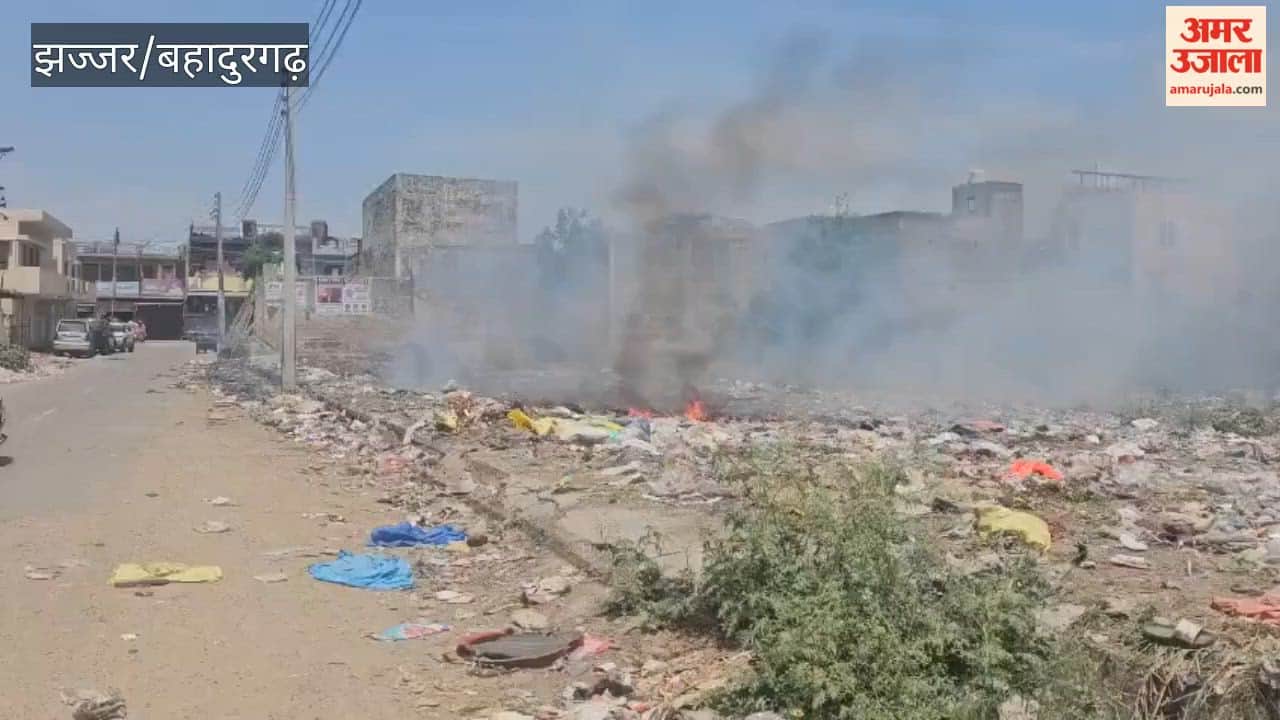 Badli village of bahadurgarh is suffocating amidst piles of garbage and filth