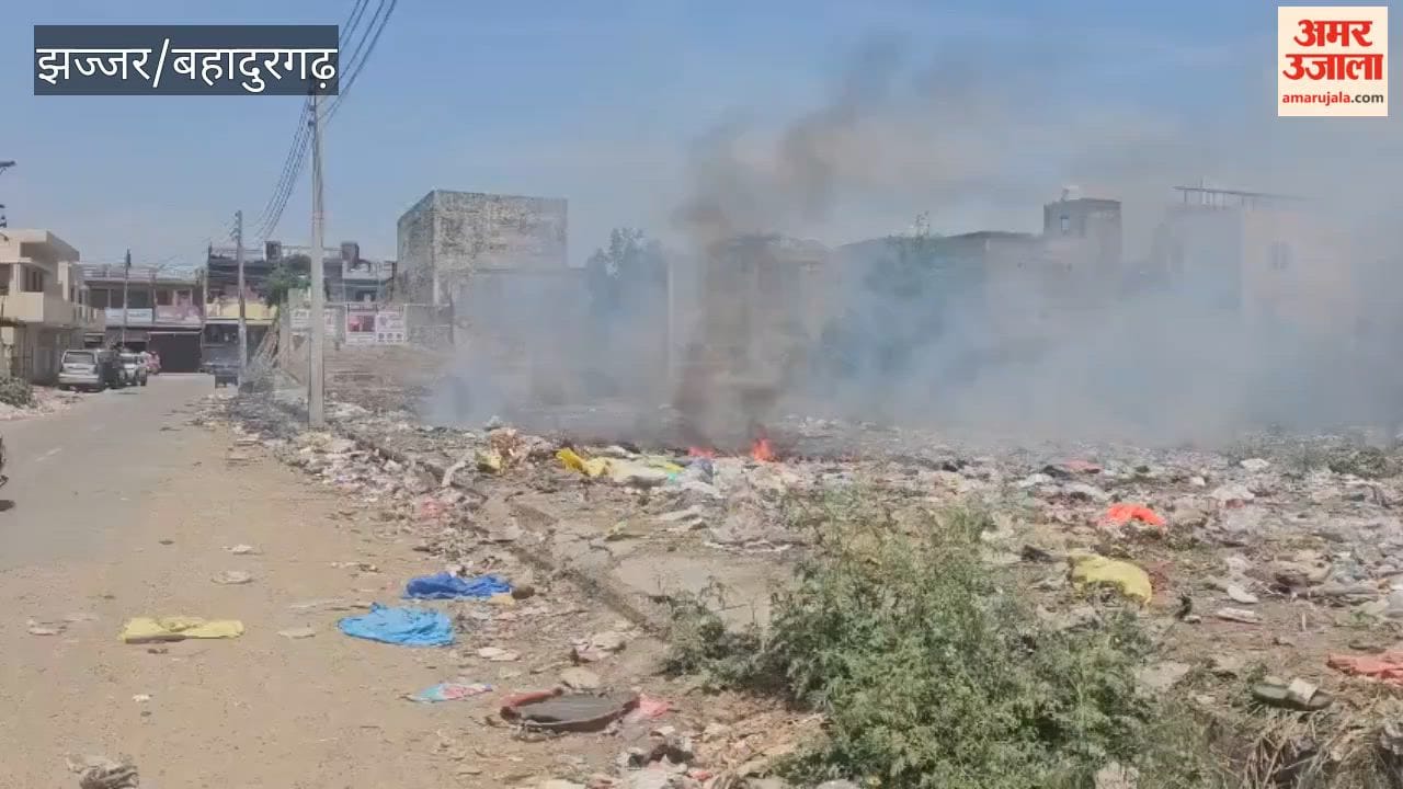 Badli village of bahadurgarh is suffocating amidst piles of garbage and filth
