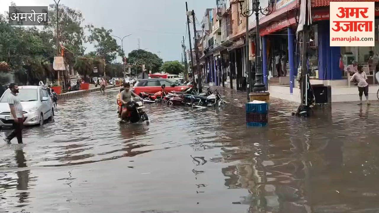 Relief from the heat due to heavy rainfall; beneficial for farmers.
