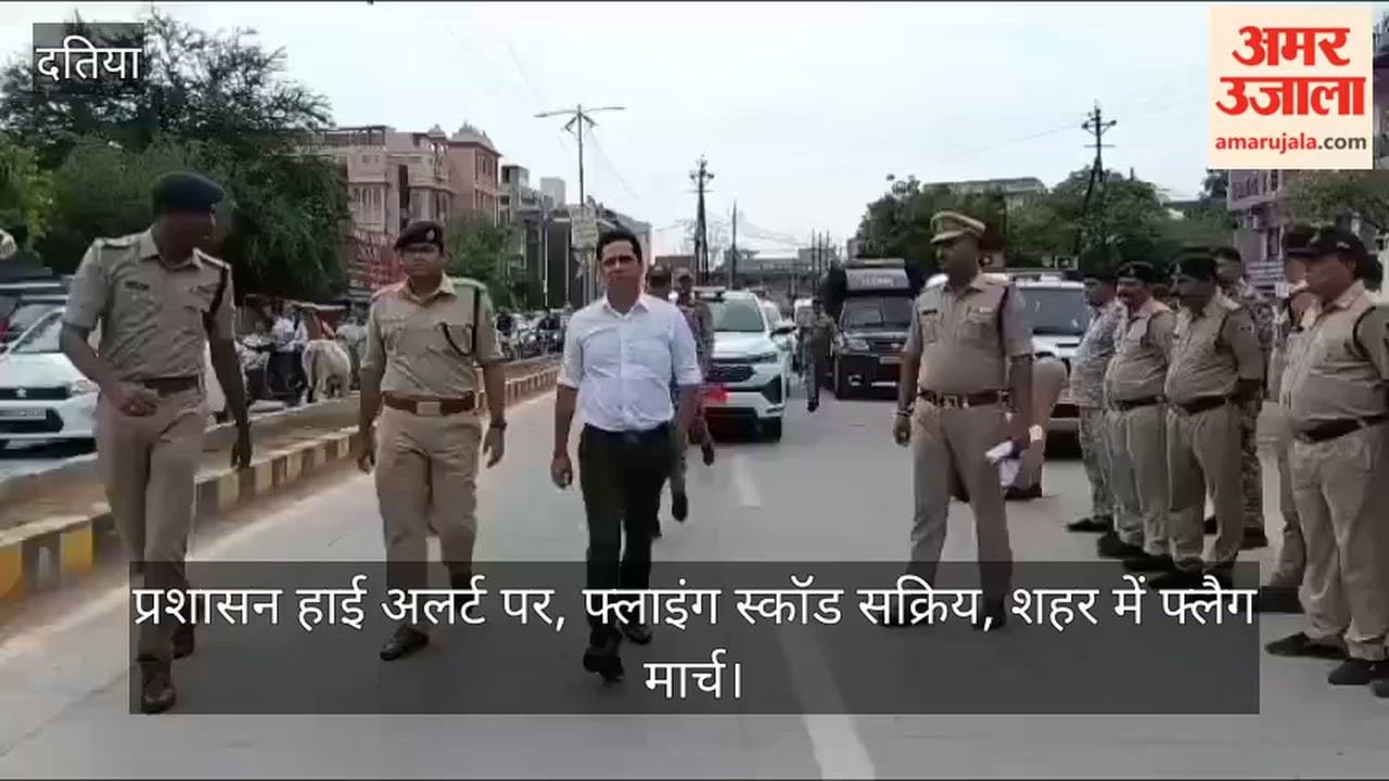 By-election: Administration on high alert, flying squads active, flag march in the city.