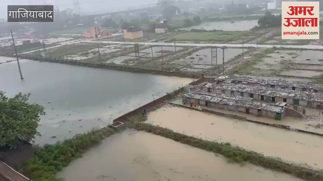 Ghaziabad Submerged in Monsoon Rain and Landcraft Metro Homes Society Infrastructure Exposed