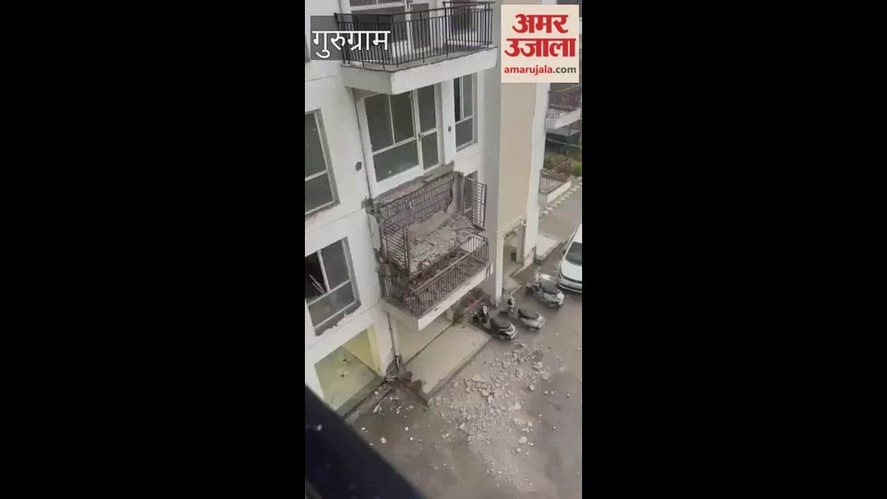 Panic among residents after flat balcony collapses in New Gurugram