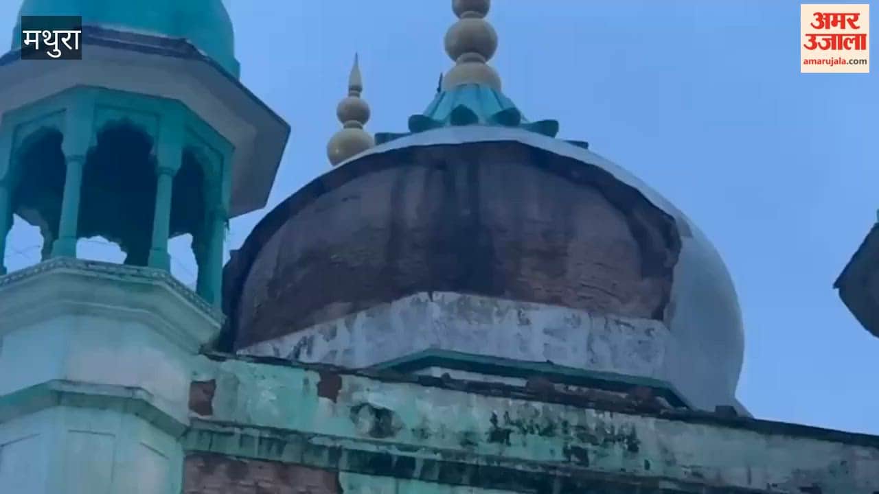 Part of Jama Masjid Dome Collapses During Prayers in Mathura, Major Tragedy Averted
