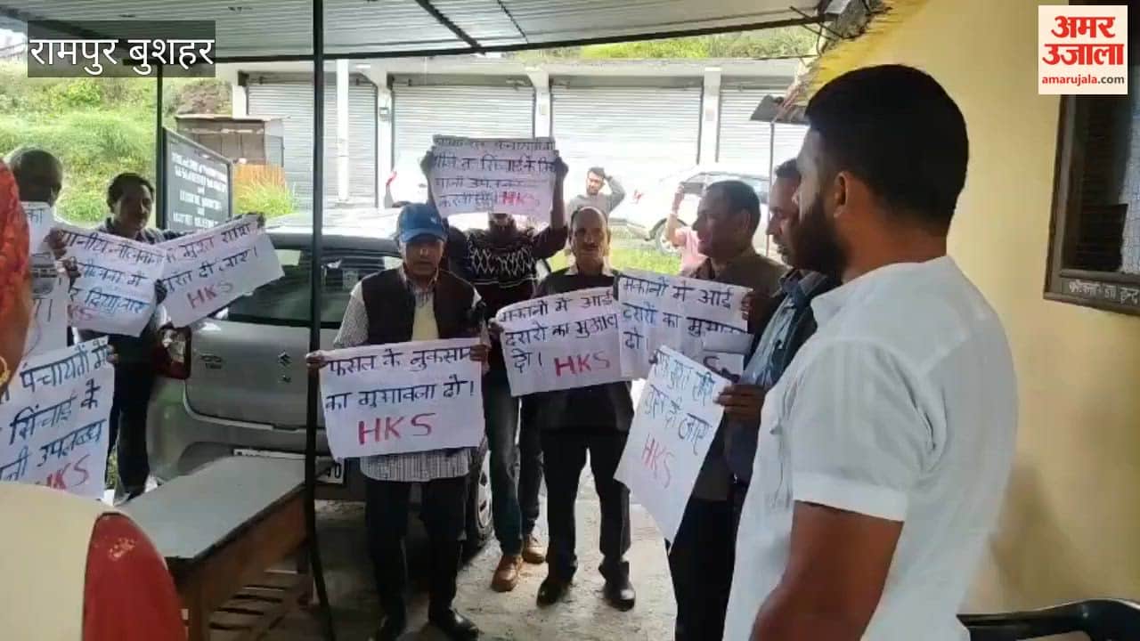 luhri hydro project affected families protest in nither over pending demands