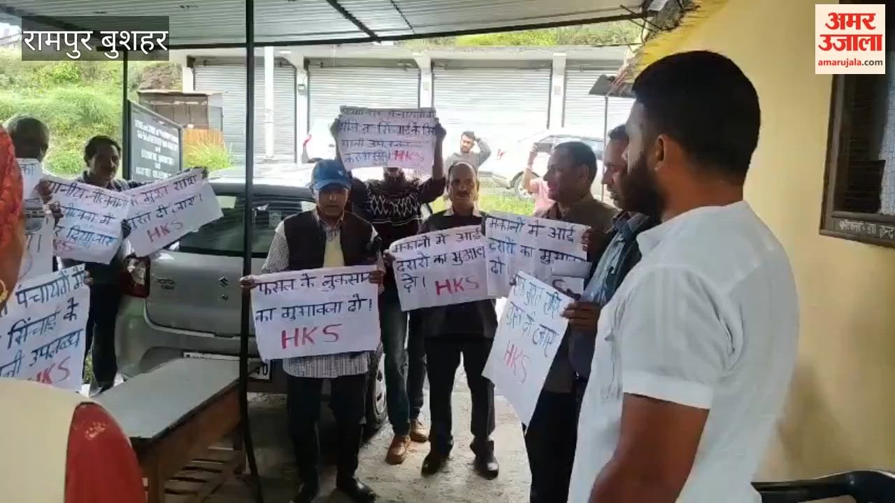 luhri hydro project affected families protest in nither over pending demands