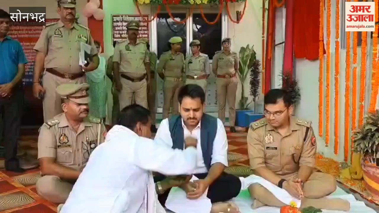 Inauguration of Mission Shakti Centre and Cyber Help Desk at Obra Police Station