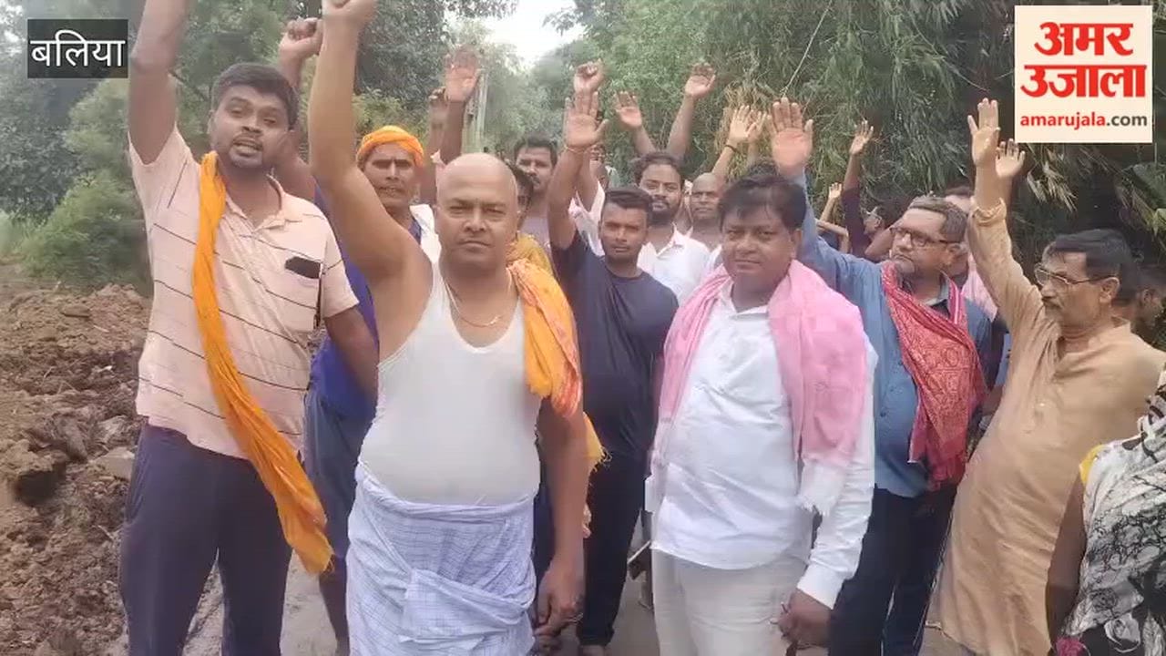 Villagers halt road construction work over soil excavation from fields