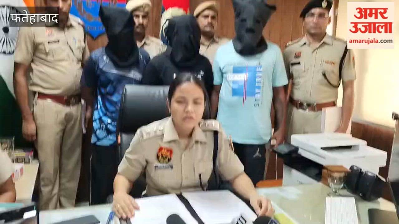Robberies at liquor vends in Rupawali and Khaswa of Fatehabad solved; three cunning accused arrested