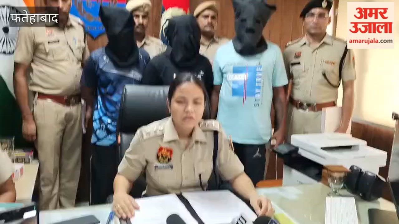 Robberies at liquor vends in Rupawali and Khaswa of Fatehabad solved; three cunning accused arrested