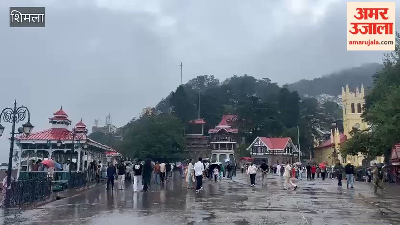 shimla rain weather update sunday monsoon alert himachal