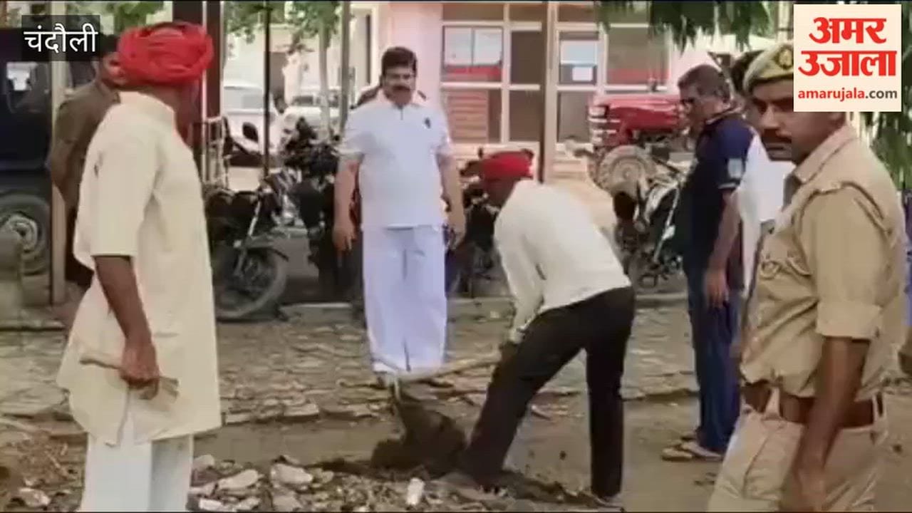 Mass plantation drive at Dhanapur police station target to plant 726 saplings
