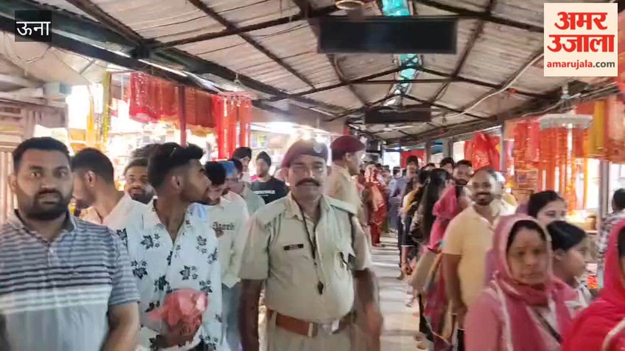 Chintpurni Temple News: Heavy Rain Fails to Stop Devotees, Long Queues for Darshan in Una