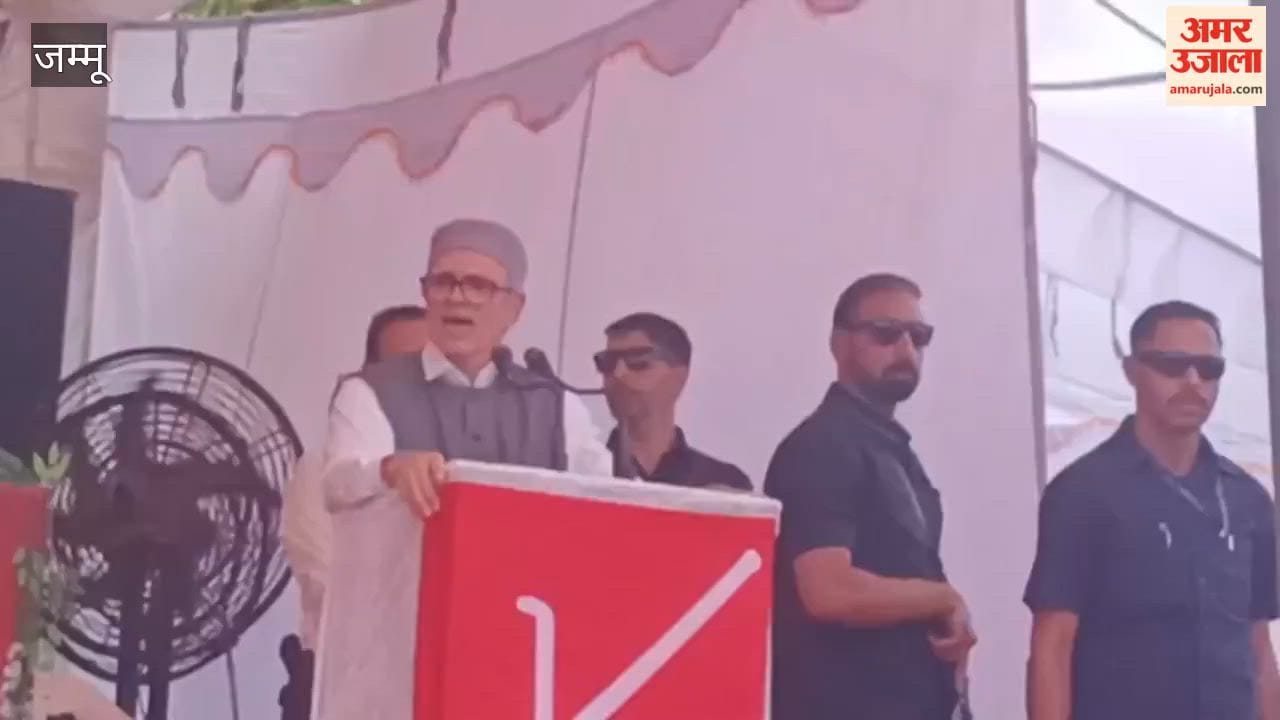 Omar Abdullah delivered a major address in Jammu, demanding the restoration of statehood.