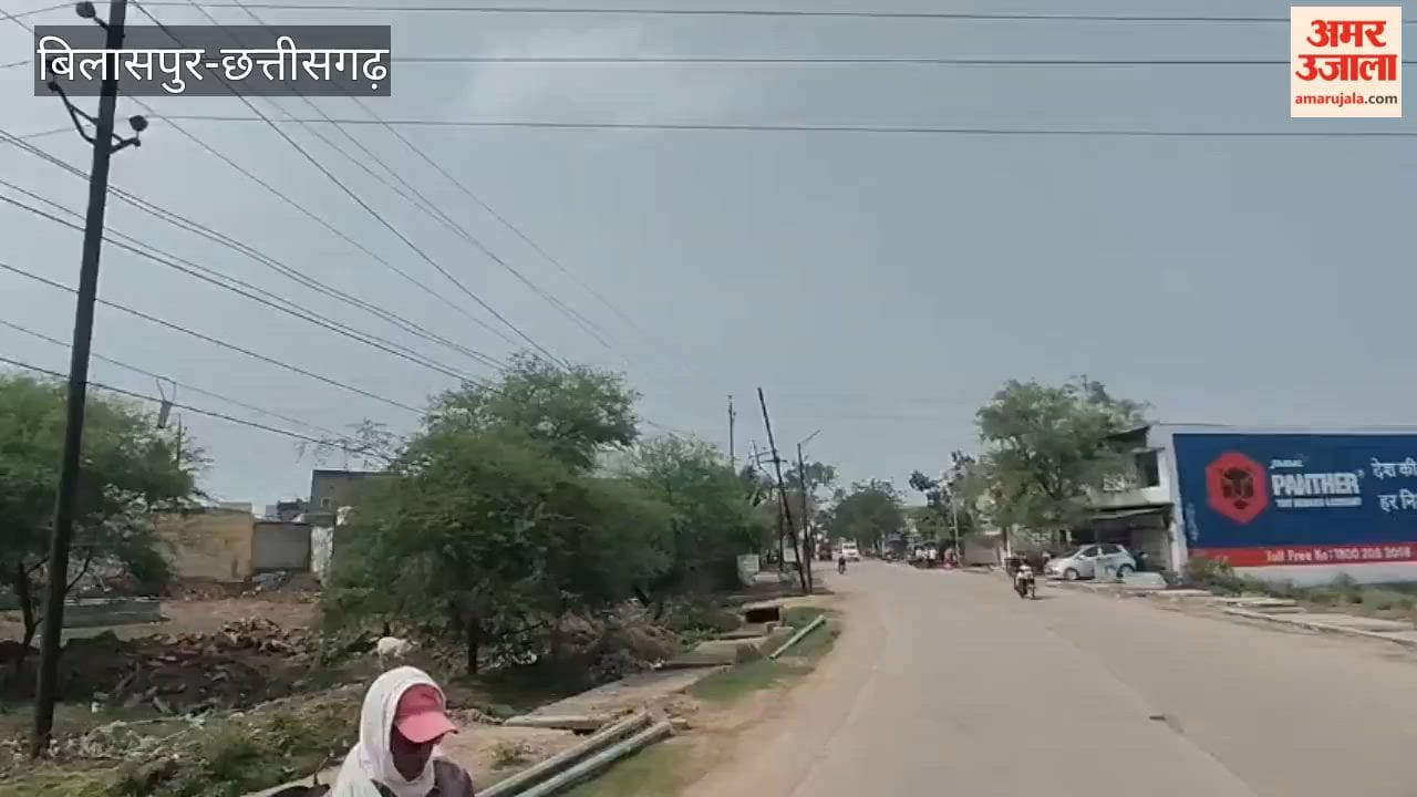 Electricity pole collides with high-tension line in Bilaspur