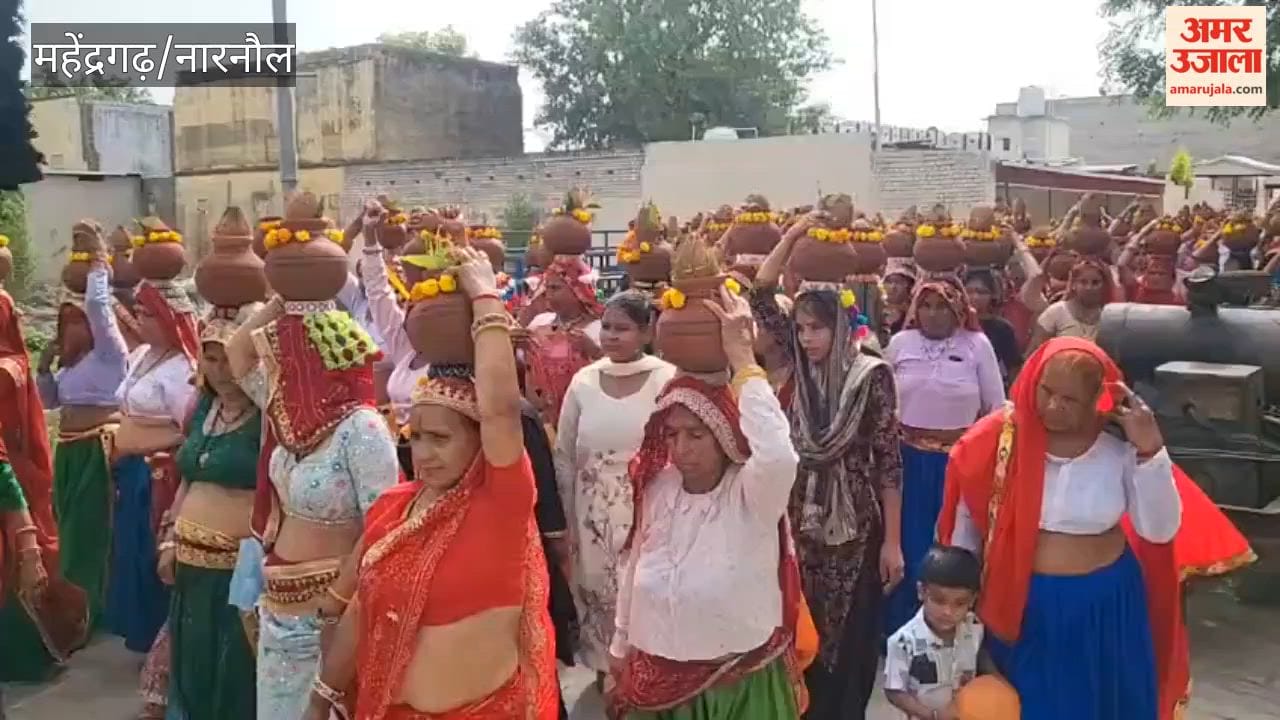 Consecration of the Shiva family held at the Mahakaleshwar Temple in Rambas, Narnaul; grand community feast tomorrow.