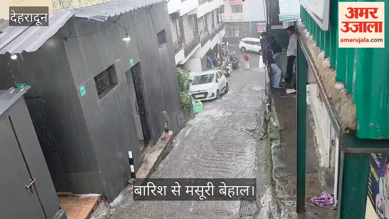 Mussoorie reels from rain for the sixth consecutive day; drainage system exposed