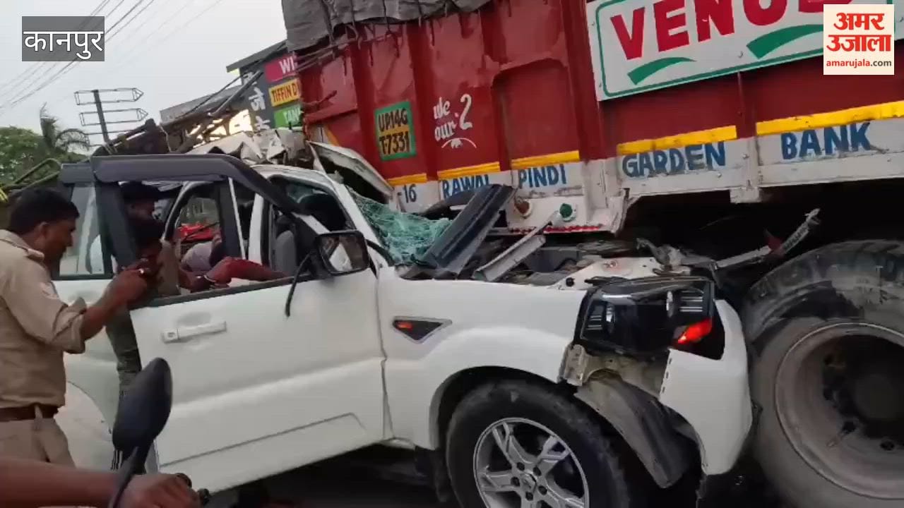 Kanpur: Scorpio crashes into stationary truck; three dead, nine injured