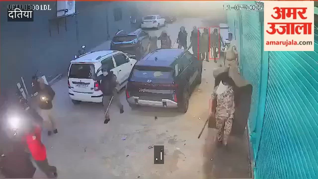 CCTV footage of Datia by-election chaos captures police vandalism; supporters take to the streets after