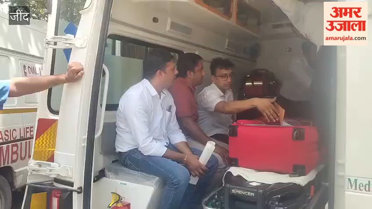 Health Department on alert ahead of Prime Minister's public rally in Jind; ALS ambulances inspected at the Civil Hospital