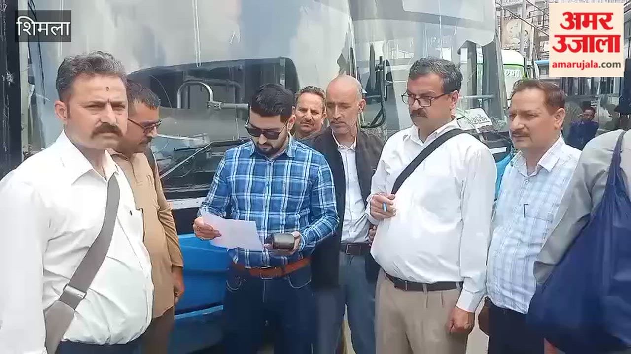 hrtc shimla regional manager ankur verma inspects old bus stand