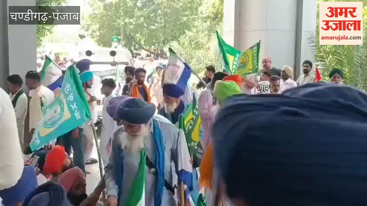 Farmers in Moga staged a protest against the US-India trade deal